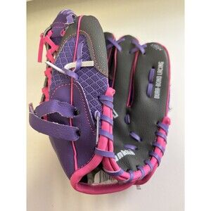 Franklin Baseball Glove Mesh Tek 9.5 22448 Youth Right Handed Throw Pink Purple